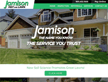 Tablet Screenshot of jamisonpest.com